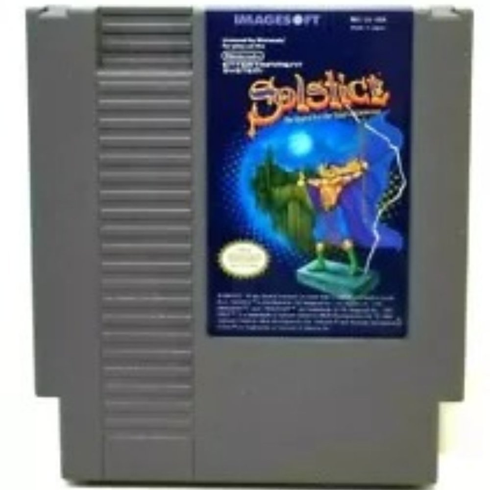 Solstice Nintendo Game 1985 Vintage Nintendo
